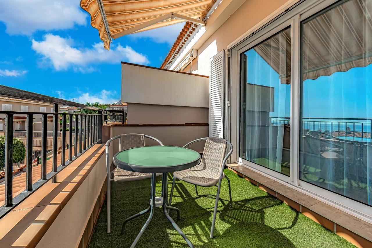 Spacious Ocean View Family Townhouse Puerto de Santiago  Luaran gambar