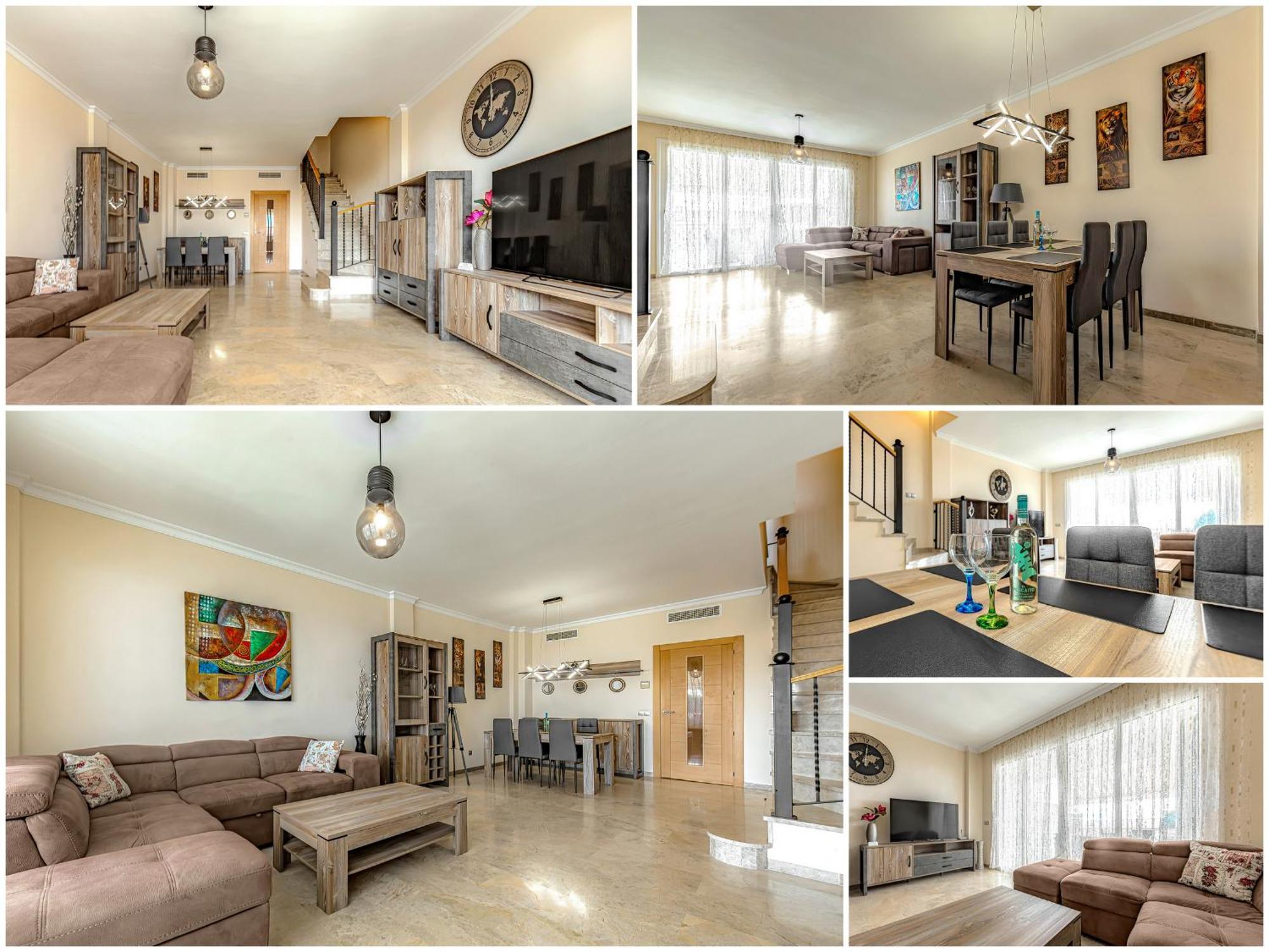 Spacious Ocean View Family Townhouse Puerto de Santiago  Luaran gambar